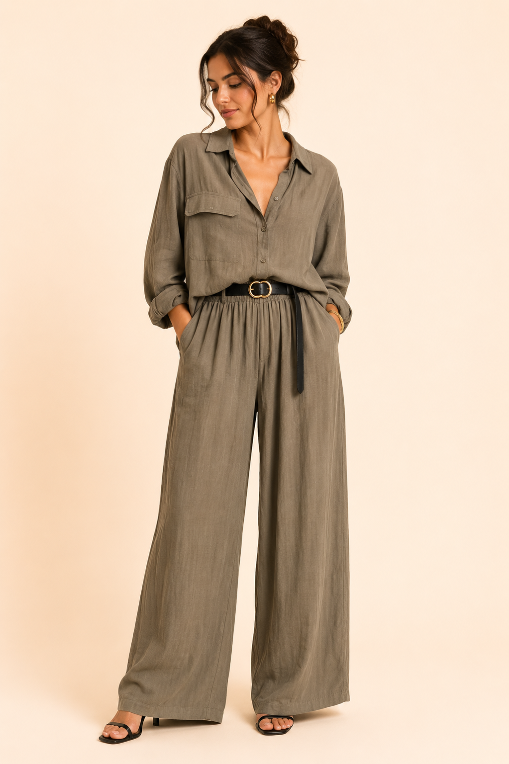 Ensemble Summer Chic – Élégance Naturelle & Confort Estival