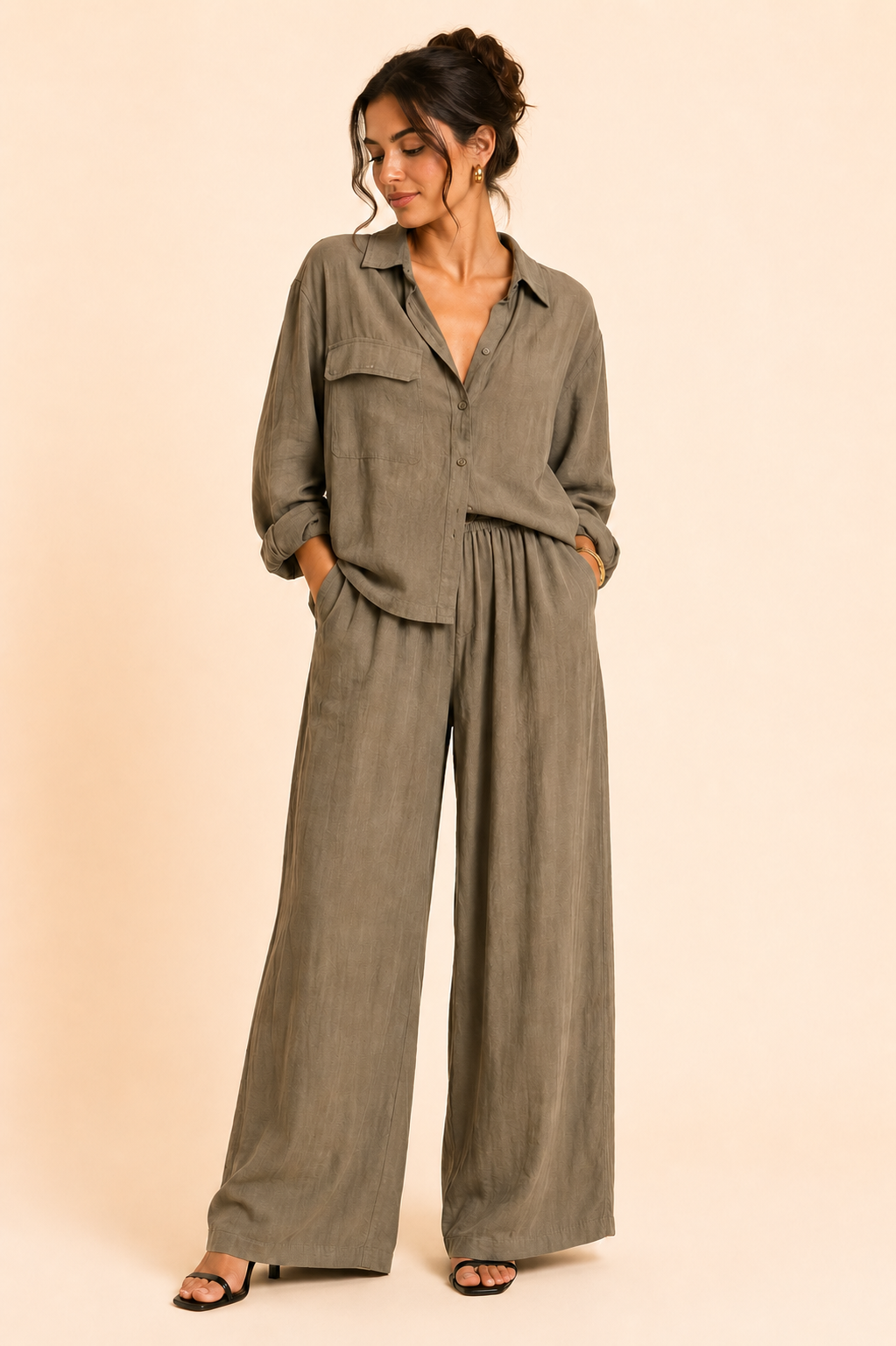 Ensemble Summer Chic – Élégance Naturelle & Confort Estival