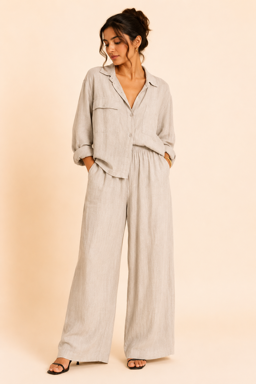 Ensemble Summer Chic – Élégance Naturelle & Confort Estival