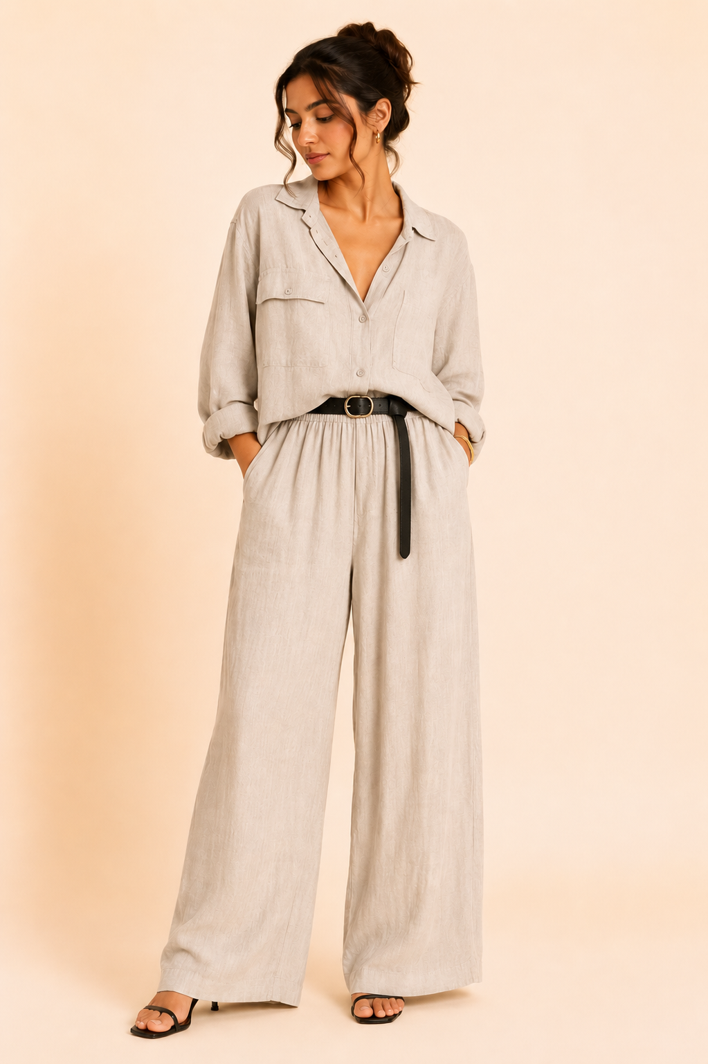 Ensemble Summer Chic – Élégance Naturelle & Confort Estival