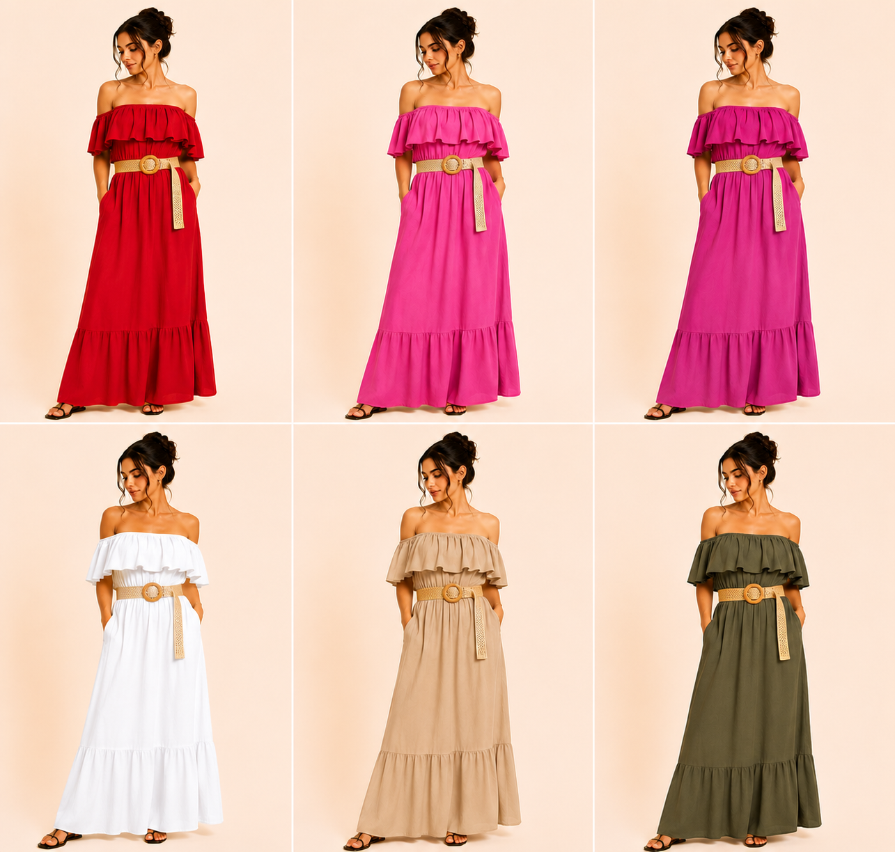 Robe Longue Bohème – Collection Été